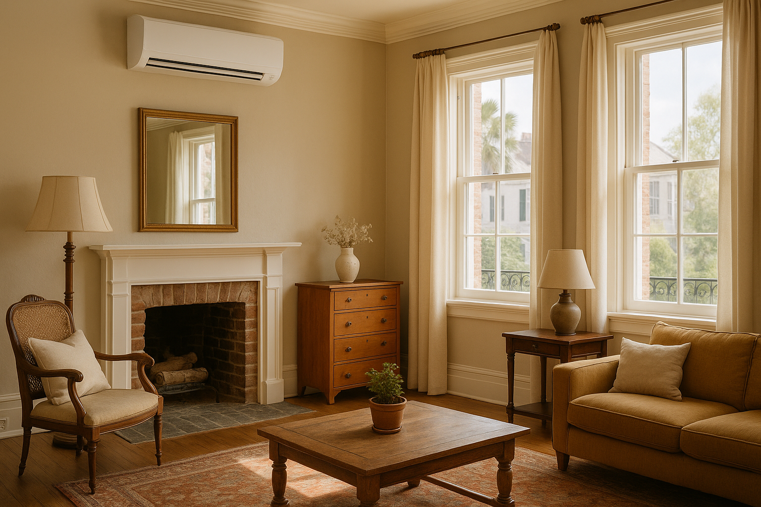 The Benefits of Ductless HVAC Systems for Older Charleston Homes